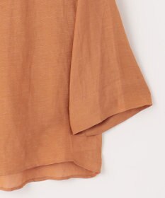 J.PRESS LADIES 【洗える】シアーリネン ブラウス