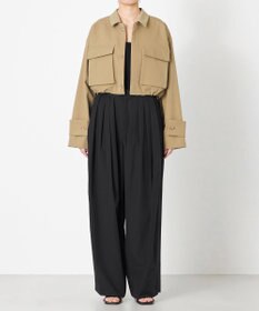 NAVE 【Nave・セットアップ可/洗える/撥水】スパンツイル ショートジャケット