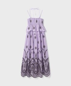 GRACE CONTINENTAL カットワークマキシドレス