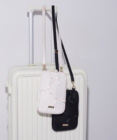 Maison de FLEUR リボン付きマルチショルダーバッグ