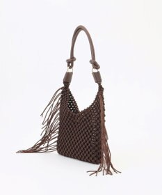 自由区 クロッシェフリンジ バッグ