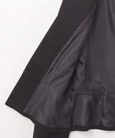 自由区 FORMAL 【前開きワンピース】ドビーボーダーリボン ジャケット+ワンピース