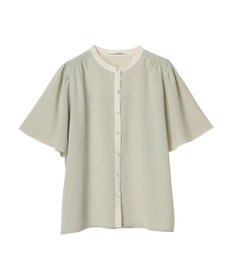 Green Parks ・ＥＬＥＮＣＡＲＥ　ＤＵＥ　バイカラーブラウス