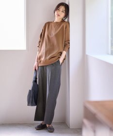 ANY L 【洗濯機可】ダブルフェイスジャージープルオーバー