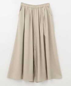 ANY 【接触冷感・UVケア】清涼リネン ガウチョパンツ