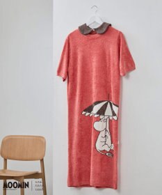 une nana cool 【ムーミン】MOOMIN × une nana ccol　なめらかふわふわワンピース