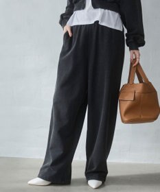 WEGO 【ウエストゴム/XSSMサイズ展開】スウェットワイドパンツ