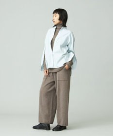 J.PRESS YORK STREET 【WOMEN】ANTI PILLING WOOL ニットワイドパンツ