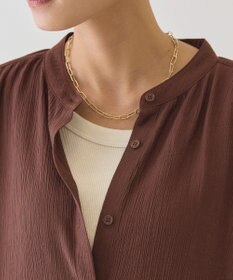 AMERICAN HOLIC 楊柳バンドカラーシャツ