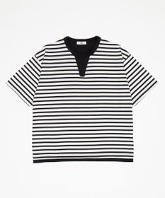 WEGO 【ユニセックス着用ITEM】キーネックフェイクレイヤードT（SS）
