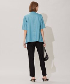 ICB 【接触冷感・洗える】エステルラミーチンツ ハーフスリーブジャケット