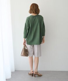 YECCA VECCA 【尾崎紗代子さん着用】タックハーフパンツ