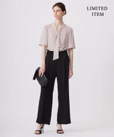 ICB 【2WAY・WEB限定・洗える】シルフィルダブルクロス サスペンダーパンツ