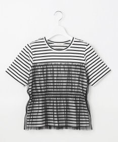 Feroux チュールコンビカットソー