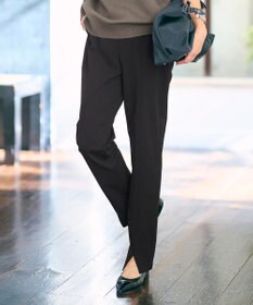 自由区 【SHIHOさん着用】ジョーゼットニット パンツ ブラック