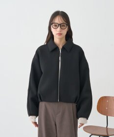 earth music&ecology ダンボールニットZIPブルゾン