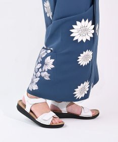 Pointer 本革 甲幅調整 超軽量マジックテープ付きサンダル