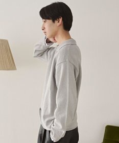 WEGO スキッパーニットポロ