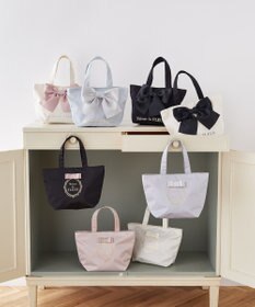 Maison de FLEUR EC限定 リボンキャンバストートバッグ