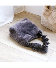 UNBILLION カシュカシュ cachecache / フリルハンドルボアトート