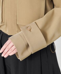 NAVE 【Nave・セットアップ可/洗える/撥水】スパンツイル ショートジャケット