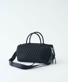 MIYABIYA LAQUOH【撥水加工】篭目柄エンボスボンディング ミニボストン