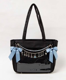 WEGO 【痛バ＆推し活グッズ】シルバービジューアルファベットDIYチャーム15ｍｍ