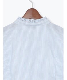 Te chichi パール釦スタンドフリルペプラムブラウス