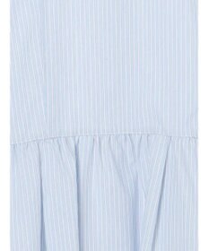 Te chichi パール釦スタンドフリルペプラムブラウス