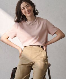 23区 S 【一部予約/WEB＆一部店舗限定カラーあり】ハイエンド クルーネック Tシャツ [WEB＆一部店舗限定カラー]ピンク系