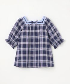 組曲 KIDS 【110-140㎝】プランタンチェック ブラウス