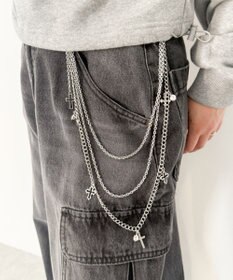 WEGO LパールMIXチャームウォレットチェーン