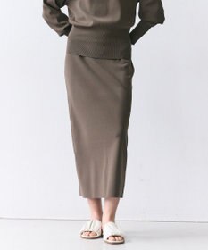 BEIGE， LAURA / ドライタッチ ストレッチニットスカート