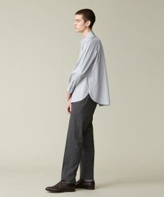 J.PRESS MEN ピンチェックジャージ バンドカラーシャツ