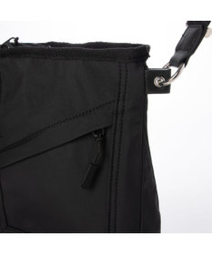 UNBILLION カシュカシュ cachecache / ミニポーチ付きギャザーショルダーナイロンバッグ