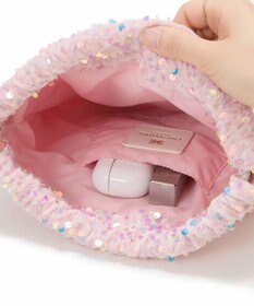 TOPKAPI 【TREASURE TOPKAPI】スパンコール エンブロイダリー刺繍 巾着 バッグ / ポーチ