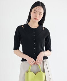 earth music&ecology フェイクレイヤードアメスリプルオーバー