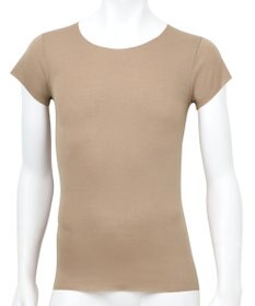 WACOAL MEN 【オーガニック綿混インナー】多機能を着る。綿の贅沢オーガニック フリーなカッティング（ネック・袖・裾）2分袖 GL5210 /ブロス バイ ワコールメン