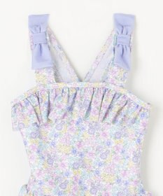 ANY KIDS 総柄 フリル ワンピース 水着