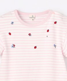組曲 KIDS 【80-100㎝】 フルーティーボーダーTシャツ