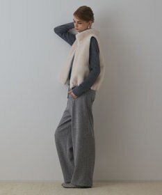 GRACE CONTINENTAL フェイクミンクベスト