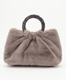 ANY ギャザーハンドルファートートバッグ