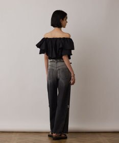 GRACE CONTINENTAL フリルオフショルトップ