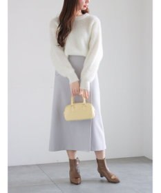 Te chichi メルトンジャージートラペーズスカート