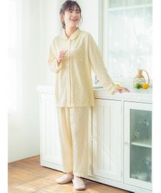 Wing 【パジャマ】 長袖・長ズボン 綿100％（表側・肌側） パイル素材（肌側） EP8093 ウイング／ワコール