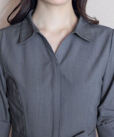 Tiaclasse 【洗える】シャツワンピース