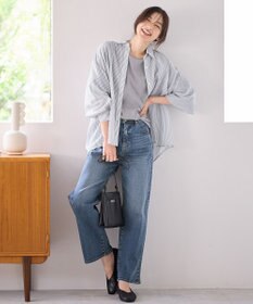 ANY L 【洗濯機可】シアーシャツ