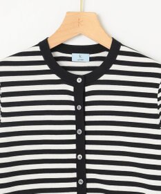 組曲 L ドライタッチ 5分袖カーディガン