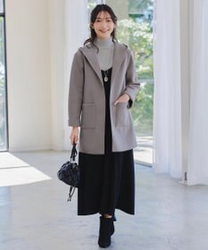 Tiaclasse 【洗える】スパンコールハイネックリブニットトップス