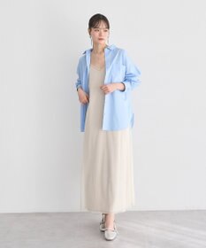 earth music&ecology バックツイストオーバーシャツ